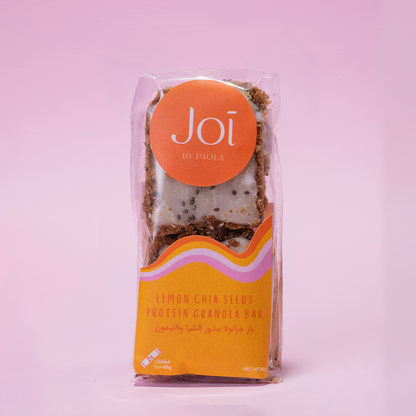 Lemon Poppyseed Protein Granola Bar