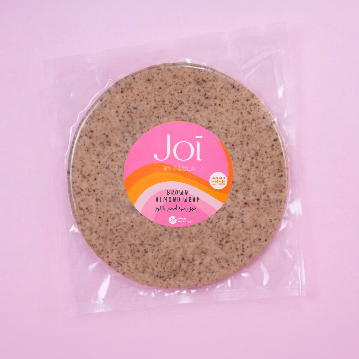 Brown Almond Wrap - Sugar-Free
