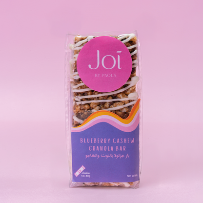 Blueberry Cashew Granola Bar