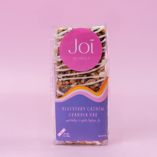 Blueberry Cashew Granola Bar