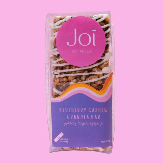 Blueberry Cashew Granola Bar