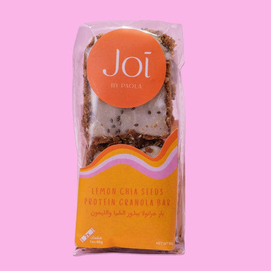Lemon Poppyseed Protein Granola Bar